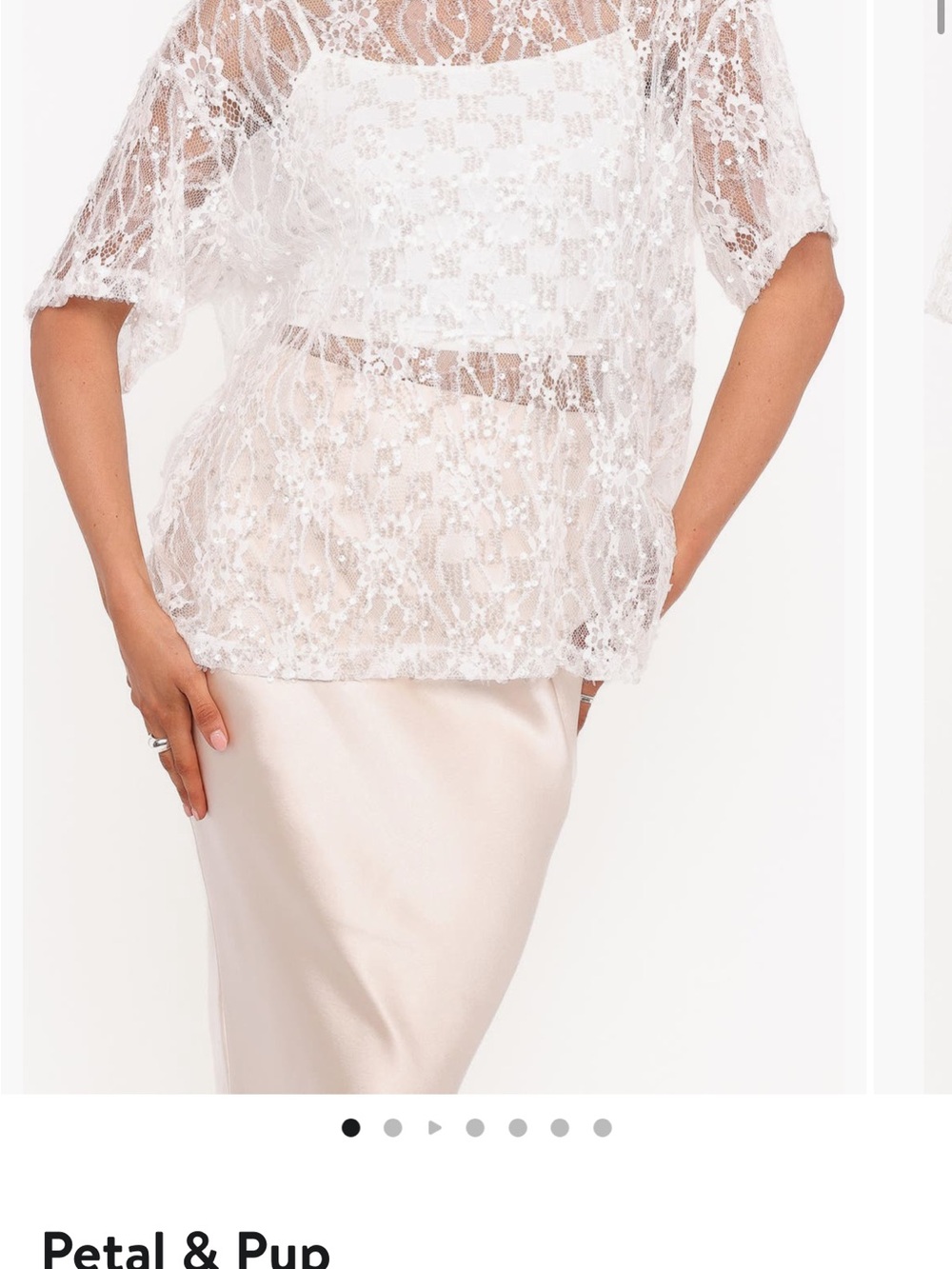 Sequin top and matching skirt both size XL - worn once for bachelorette party.
